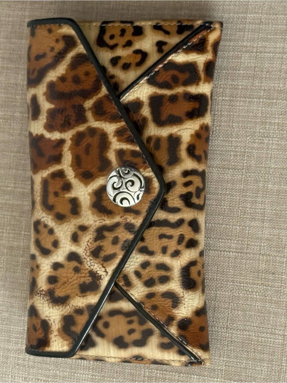 Brighton NEW Leopard Print Clutch Wallet (read)